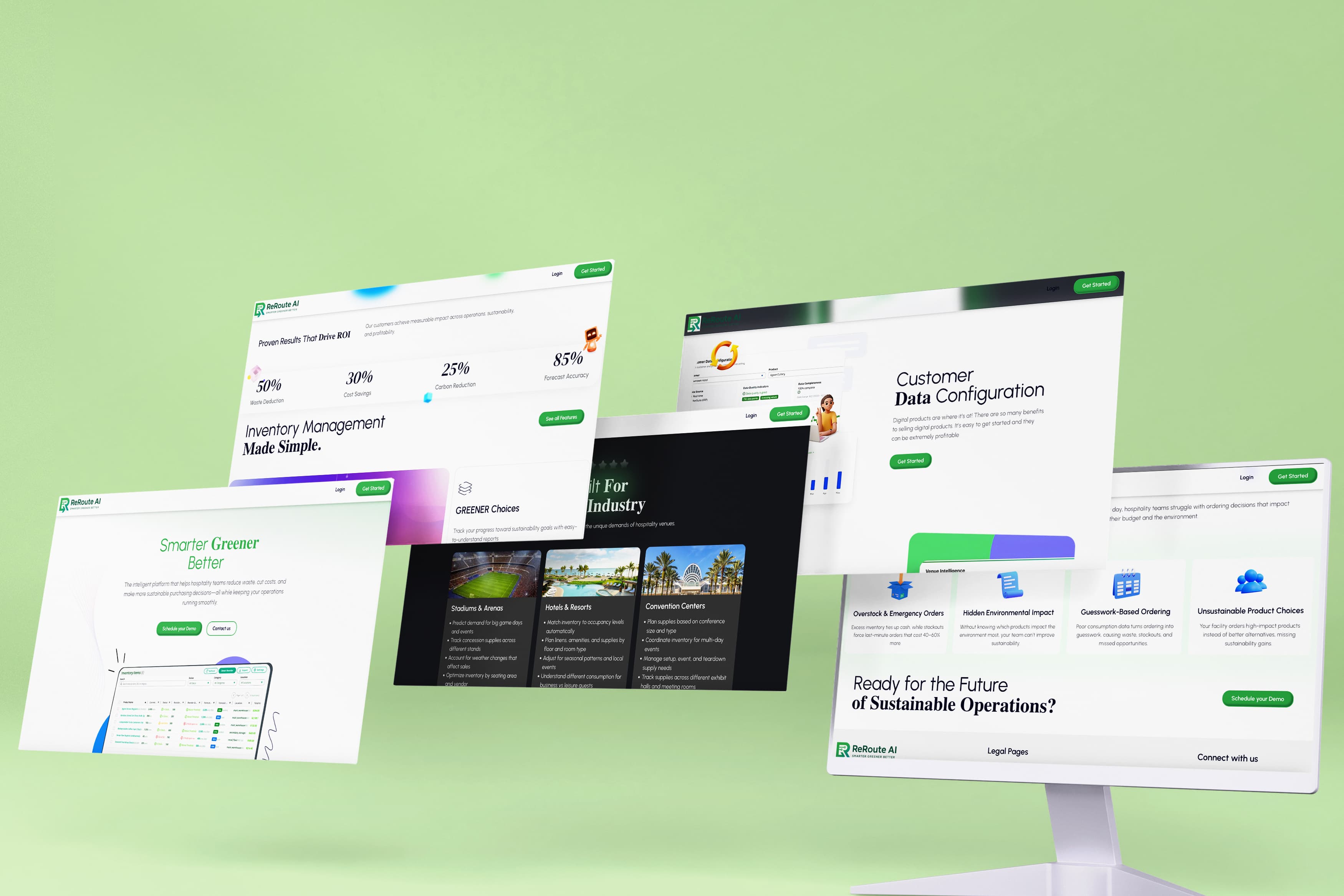ReRoute AI website built by WebAnts London web design agency
